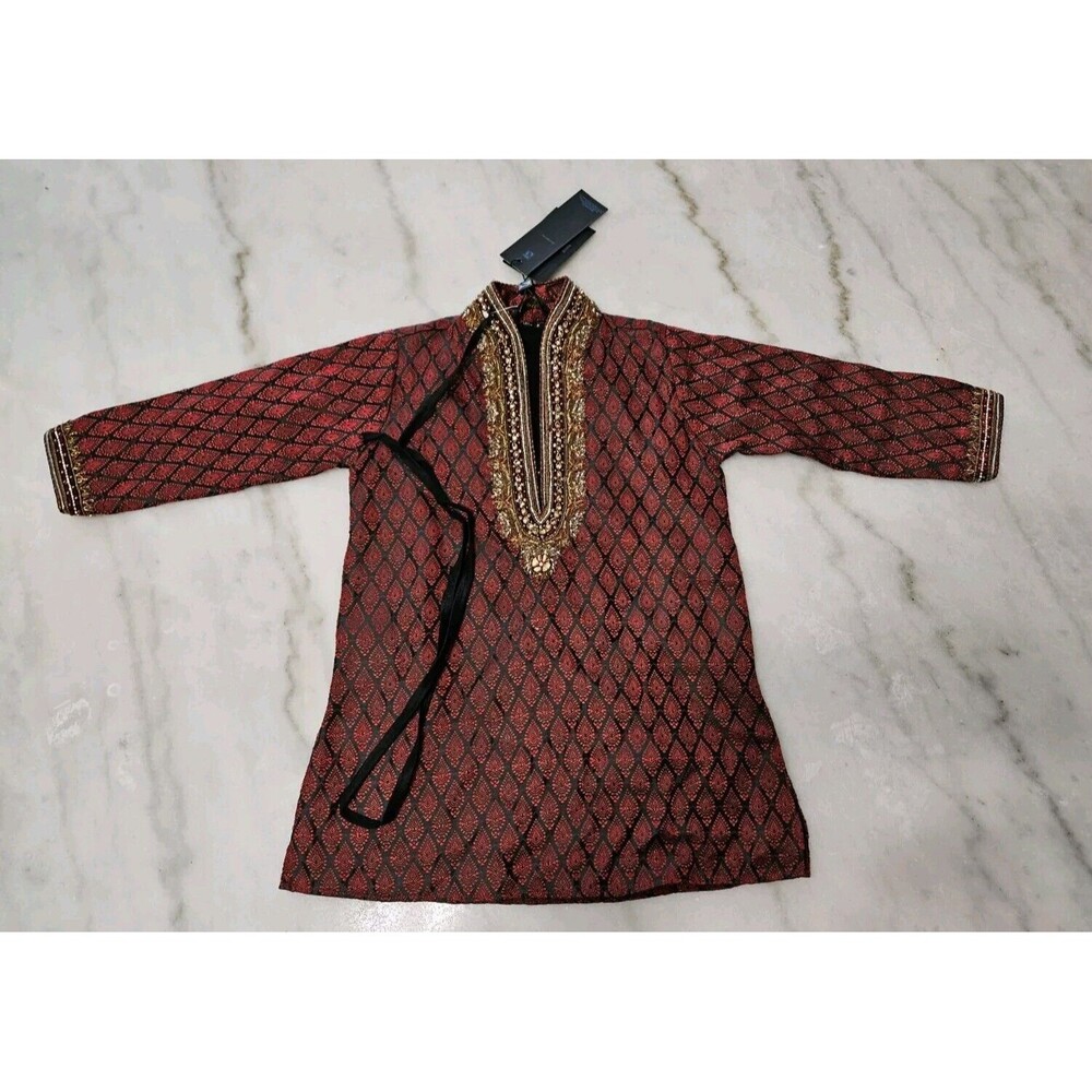 New Mens Indian Kurta Kids, MWT, Jinaam, Size 2.